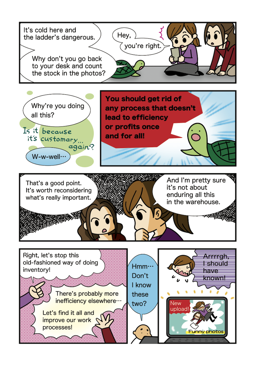 Innovative Sayaka: Can we just stop all the ineffective work?